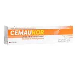 CEMAUKOR Crise Hémorroïdaire 1% Gel Rectal 30g