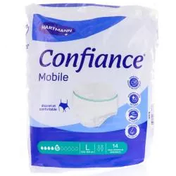 CONFIANCE Mobile - Sous-vêtements absorbants 5 gouttes taille l x14 unités