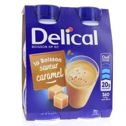 DELICAL Boisson - HP HC Lactée saveur caramel 4x200ml