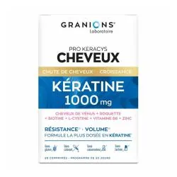 GRANIONS Pro Keracys Cheveux - Kératine 1000mg Résistance et volume x90 comprimés