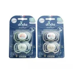 DODIE Extra - Sucette Anatomique jour/nuit Duo +18mois