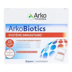 ARKOPHARMA ArkoBiotics Système Immunitaire Fort 15 sachets