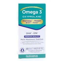 OXYPROLANE Omega 3 Cerveau 60 capsules