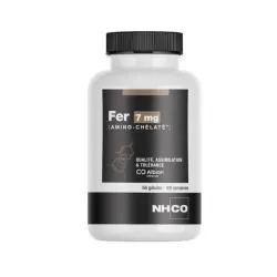 NHCO Minéraux amino-chelates - Fer 7mg 56 gélules
