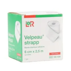 VELPEAU STRAPP Bande De Compression Adhésive élastique 6m x 2,5m