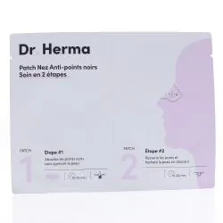 DR. HERMA Patchs Anti-Points Noirs en 2 Etapes 2 patchs