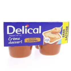 DELICAL Crème dessert HP/HC caramel 4x200g