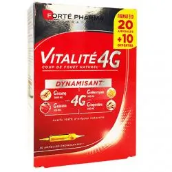 FORTÉ PHARMA Vitalité 4G Dynamisant 30 ampoules