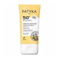 PATYKA Solaire Crème Solaire Teintée SPF50+ Médium Bio 40ml