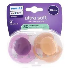 AVENT Ultra Soft - Sucette +18mois neutre