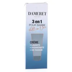 DAMERET Crème 3en1 pour Barbe 100ml