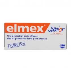 ELMEX Dentifrice Elmex Anti-Caries Junior lot de 2 tubes 75ml