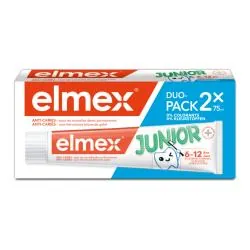 ELMEX Dentifrice Elmex Anti-Caries Junior 6-12 ans lot de 2 tubes 75ml