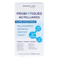 GRANIONS Probiotiques - Flore Intestinale 40 gélules