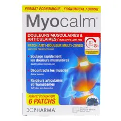 3C PHARMA Myocalm - Douleurs musculaires et articulaires x6 patchs