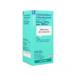 BIOGARAN Chlorhexidine/chlorobutanol Affections de la bouche 200ml