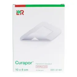 LOHMANN & RAUSHER Curapor Pansement Chirurgical 10 pièces 10x8 cm