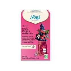 YOGI TEA Infusions à Froid Fruits Rouges bio x15 sachets