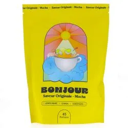 BONJOUR Boisson aux champignons adaptogènes Saveur Originale (Mocha) 270g - 45 doses