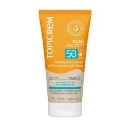 TOPICREM Sun Protect - Crème Mousse Fini Mat SPF50 50ml