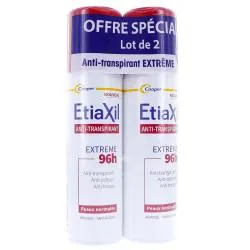 ETIAXIL Anti-Transpirant Aérosol Extrême 96h lot 2 x 150ml