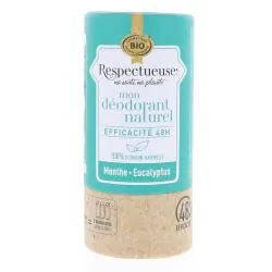 RESPECTUEUSE Mon Déodorant naturel Bio Menthe Eucalyptus 50g
