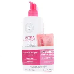 TOPICREM Ultra-hydratant lait corps 500ml + gommage 50ml offert