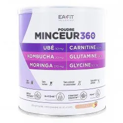EAFIT Poudre minceur 360 Ube Kombucha gout pêche 275g