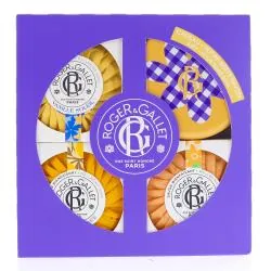 ROGER & GALLET Coffret fête des mères - Trio Savons Bienfaisants 3x100g