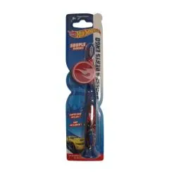 TINOKOU Brosse à dent ergonomique avec capuchon hot wheels