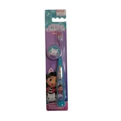 TINOKOU Brosse à dent ergonomique avec capuchon gabby's dollhouse