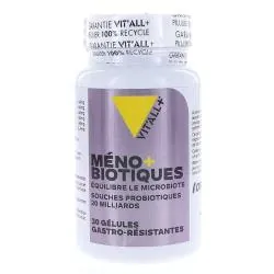 VIT'ALL+ Méno+ Biotiques 30 gélules