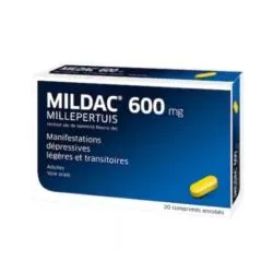 MILDAC 600mg boite de 20 comprimés