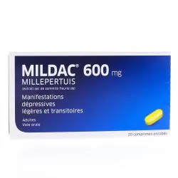 MILDAC 600mg boite de 20 comprimés