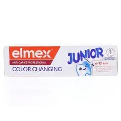 ELMEX Junior - Dentifrice Anti-Caries Color Changing 6-12 ans 75ml
