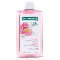 KLORANE Apaisant - Shampooing Pivoine Bio anti-irritation et protecteur 400ml