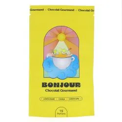 BONJOUR Boisson aux champignons adaptogènes Saveur Chocolat gourmand 90g - 15 doses