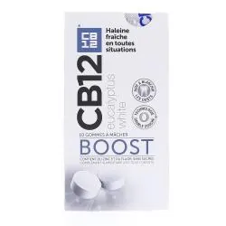 CB12 Boost Gommes à macher eucalyptus white x10