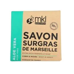 MKL Savon De Marseille Solide Surgras - Aloe Vera 100g