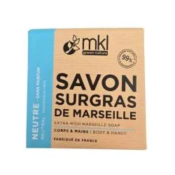 MKL Savon De Marseille Solide Surgras Sans Parfum 100g