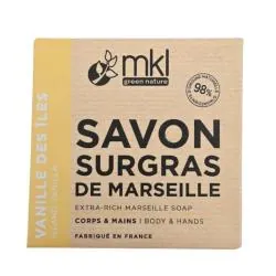 MKL Savon De Marseille Solide Surgras Vanille des iles 100g