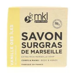 MKL Savon De Marseille Solide Surgras Vanille des iles 100g
