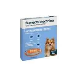 BIOCANINA Flumecto Collier Anti-Parasitaires 1 unité chien -8kg