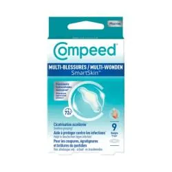 COMPEED Smartskin - Pansement Multi-blessures boite de 9 spécial doigts
