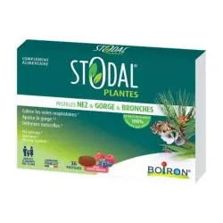 STODAL Plantes - Pastilles nez & gorge & bronches x36 pastilles fruits rouges