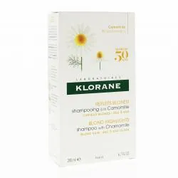 KLORANE Camomille - Shampooing cheveux blonds flacon 200ml