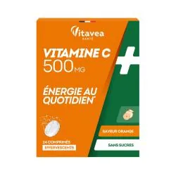 VITAVEA Vitamine C 500mg comprimés effervescents x24