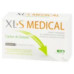 XLS MEDICAL Capteur de graisse boîte 60 comprimés