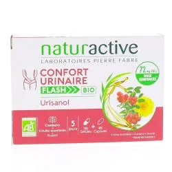 NATURACTIVE Confort Urinaire Flash Bio Urisanol 10 gélules + 10 capsules