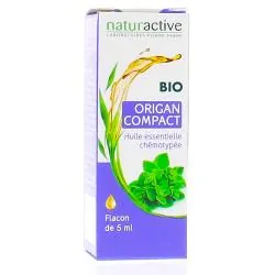 NATURACTIVE Huile essentielle d'origan compact bio flacon 5ml